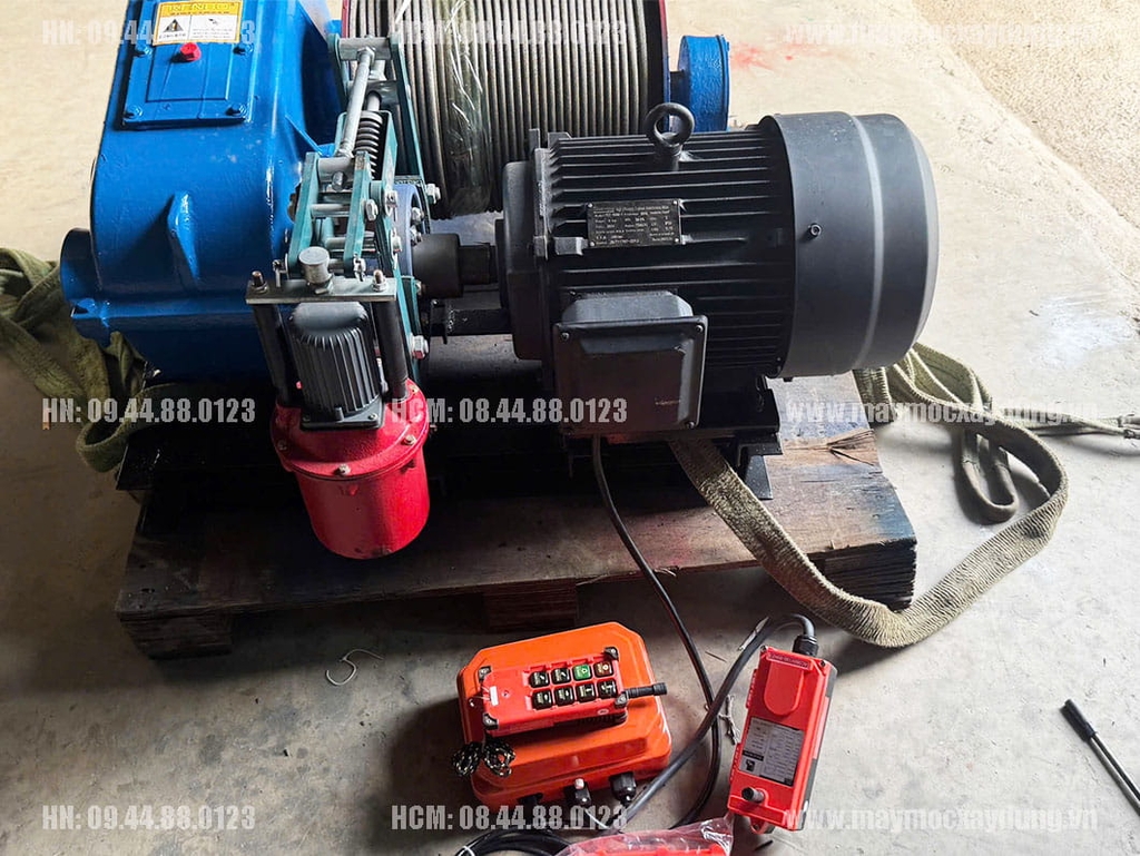 Tời kéo mặt đất 2 tấn JK2 25 mét/phút 380V