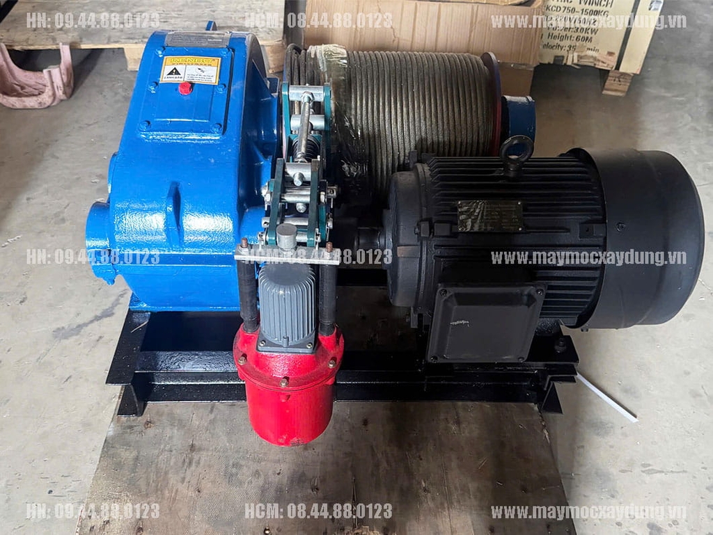 Tời kéo mặt đất 2 tấn JK2 25 mét/phút 380V