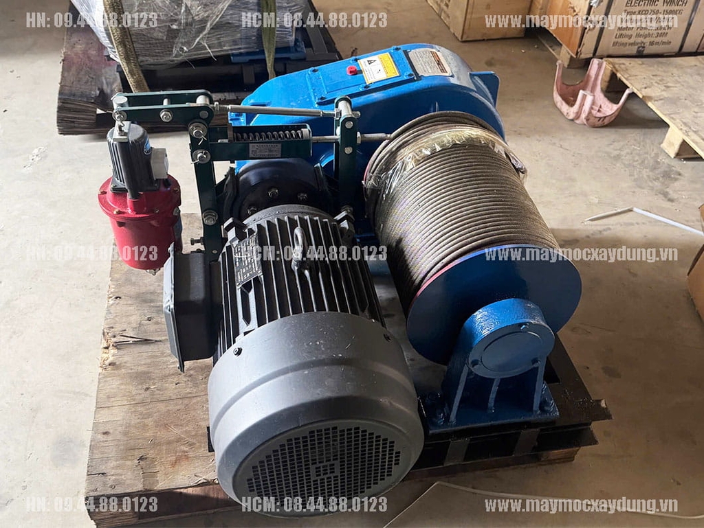 Tời kéo mặt đất 2 tấn JK2 25 mét/phút 380V
