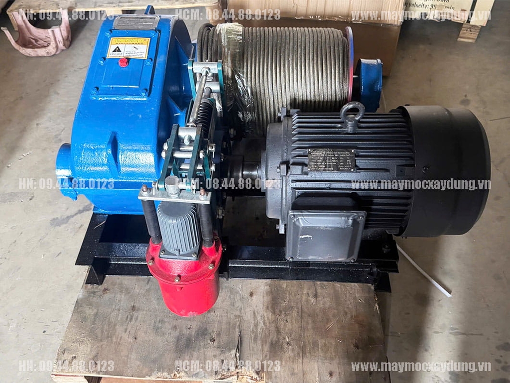 Tời kéo mặt đất 2 tấn JK2 25 mét/phút 380V
