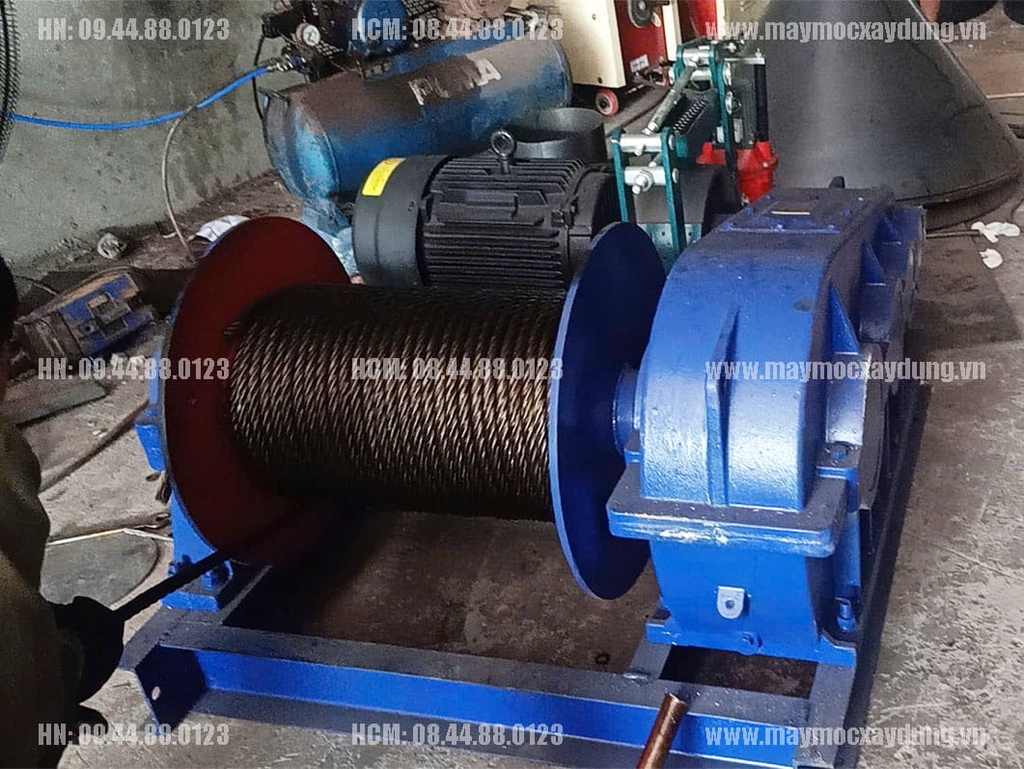 Tời kéo mặt đất 5 tấn JM5 12 mét/phút 380V
