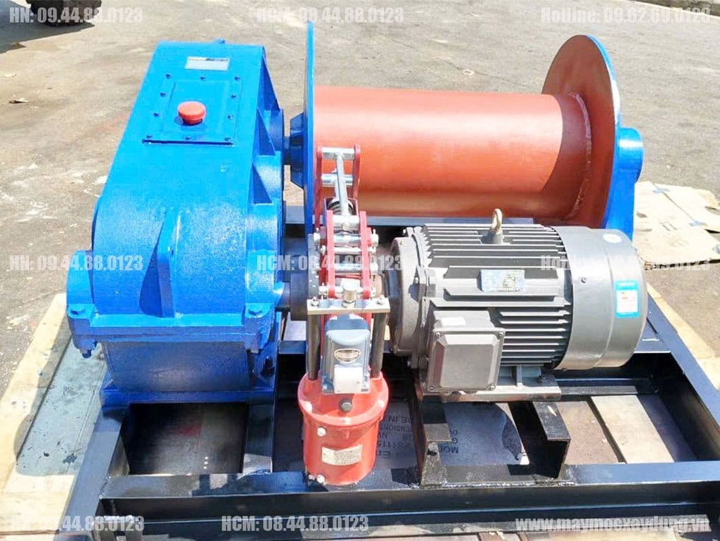 Tời kéo mặt đất 5 tấn JM5 12 mét/phút 380V