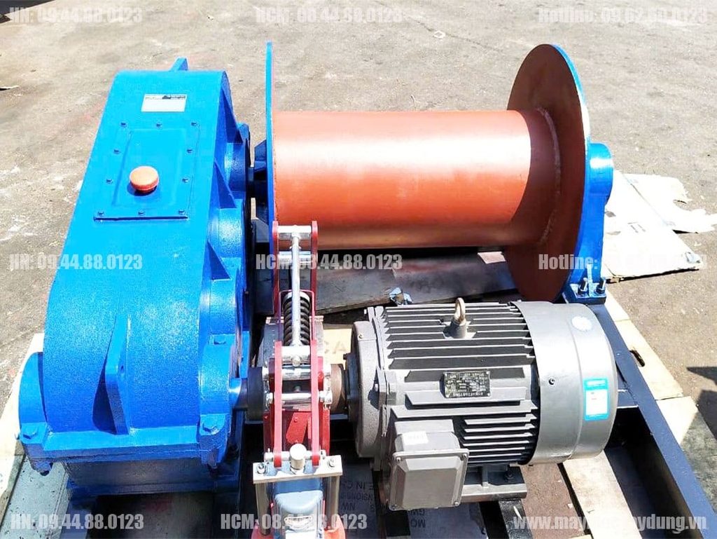 Tời kéo mặt đất 5 tấn JM5 12 mét/phút 380V