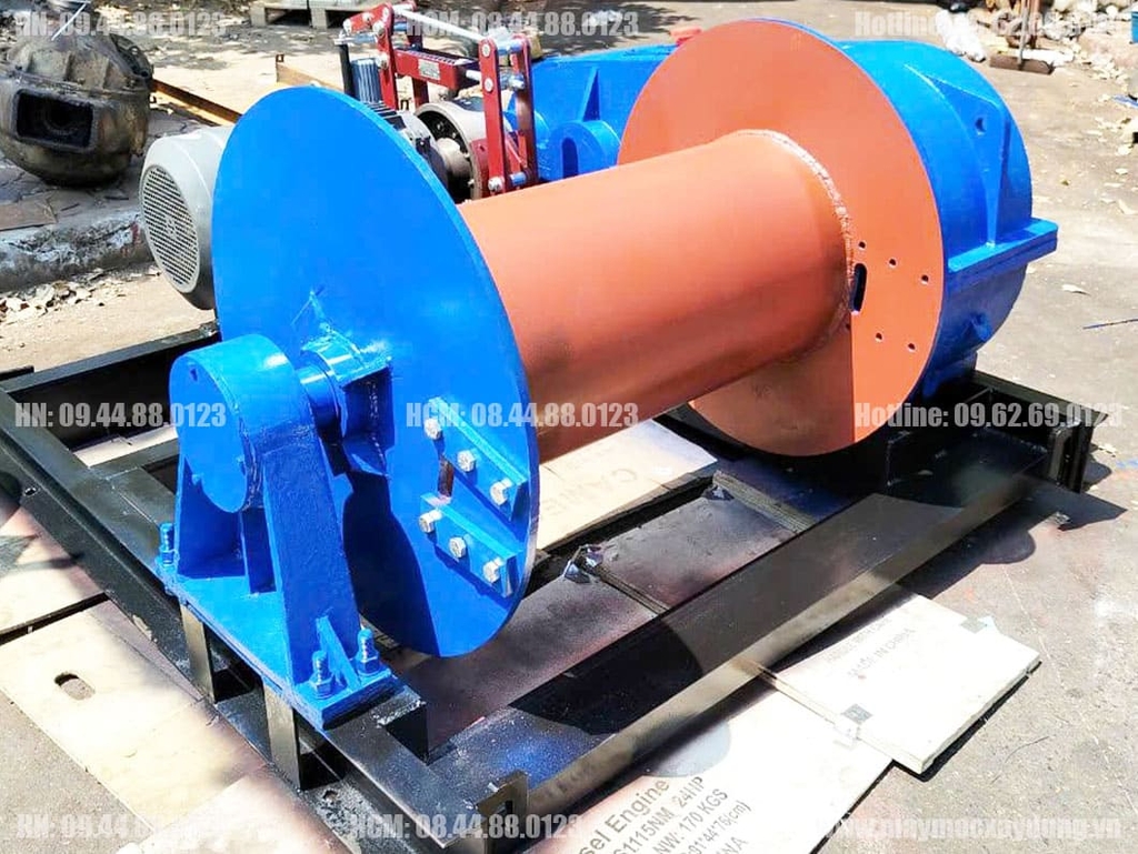 Tời kéo mặt đất 5 tấn JM5 12 mét/phút 380V