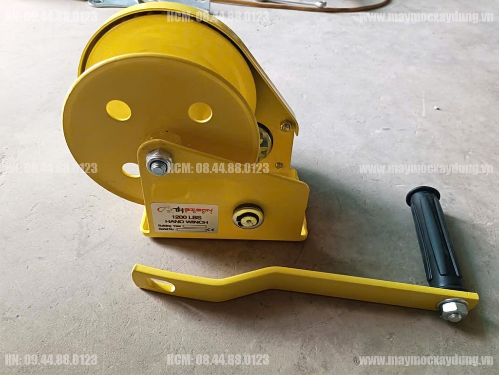 Tời quay tay cao cấp 1200LBS 544Kg khóa tự hãm