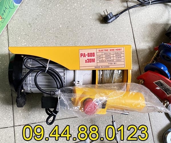 Tời điện mini Kento PA600 30m