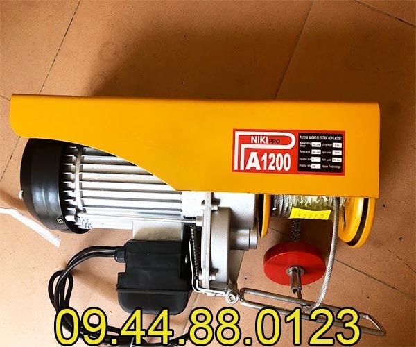 Tời điện mini Niki PA1200 12m