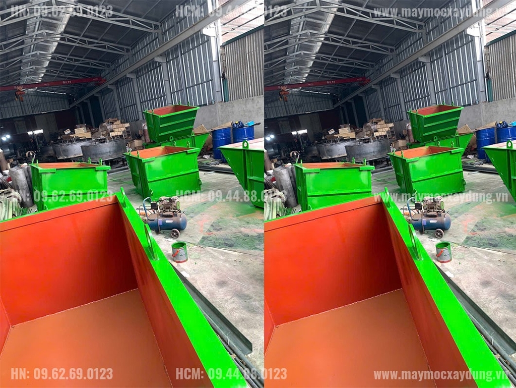 Xuồng chở vật liệu 0.9m3 Hòa Phát