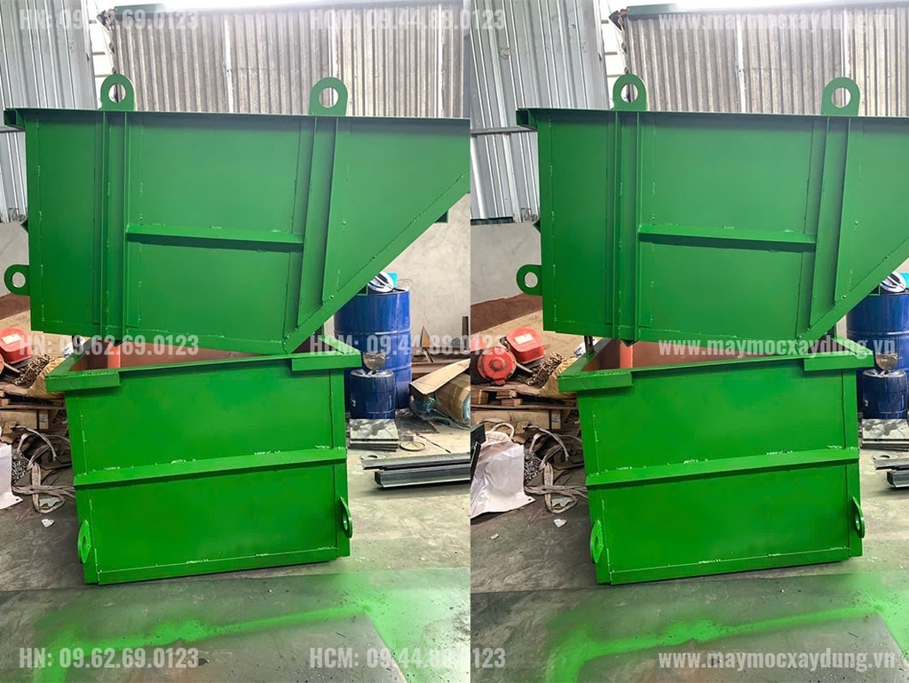 Xuồng chở vật liệu 1m3 Hòa Phát