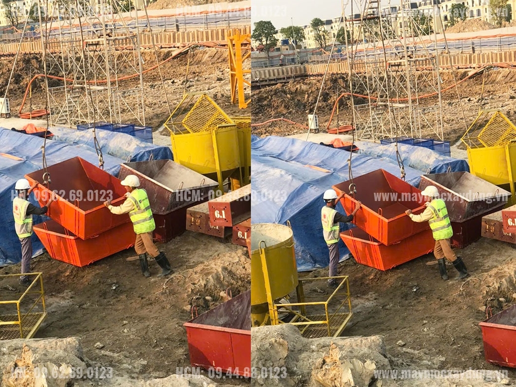 Xuồng chở vật liệu 1.5m3