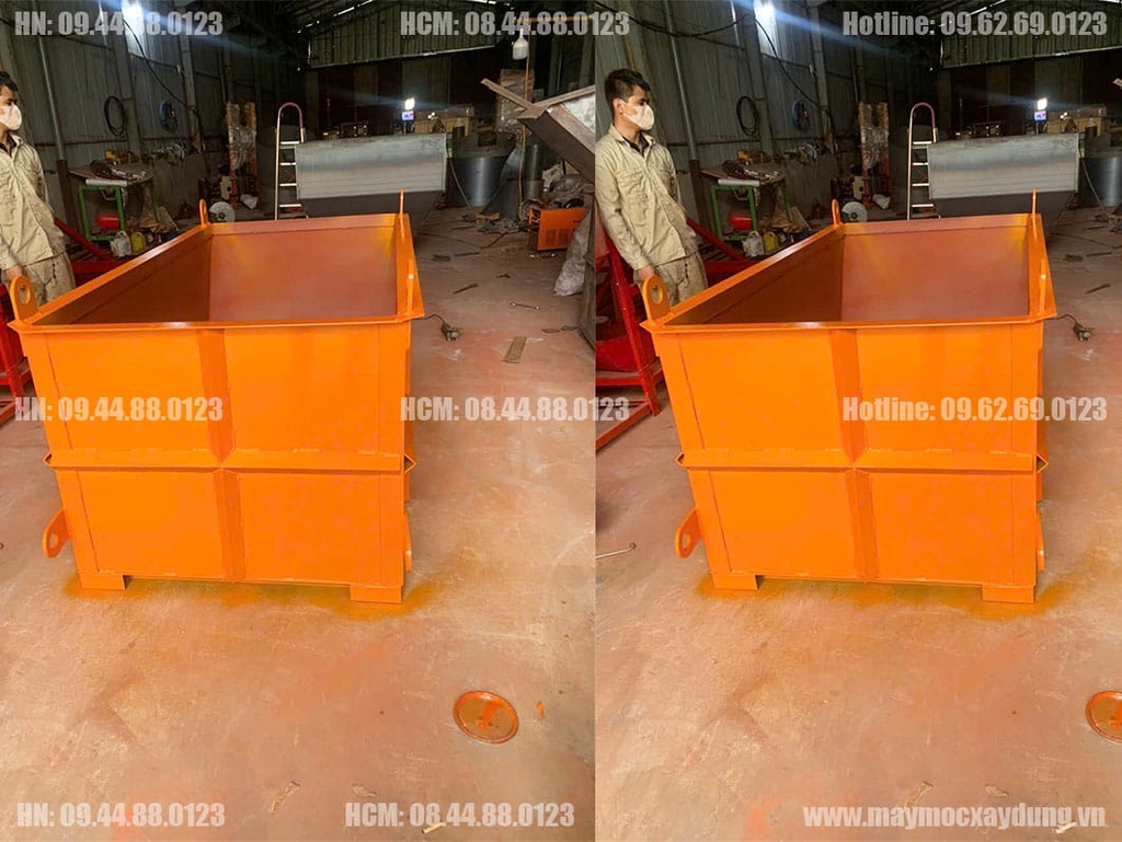 Xuồng chở vật liệu 0.9m3 Hòa Phát