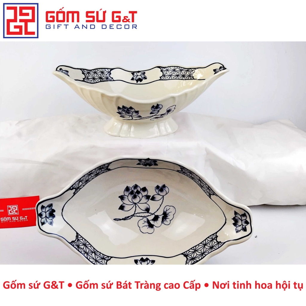 Bát gà vẽ sen cành
