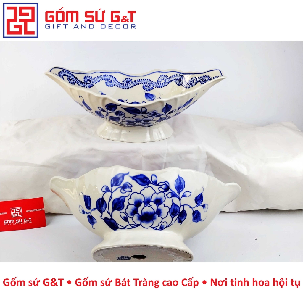 Bát gà vẽ phù dung me