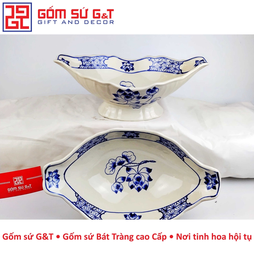 Bát gà vẽ sen cành