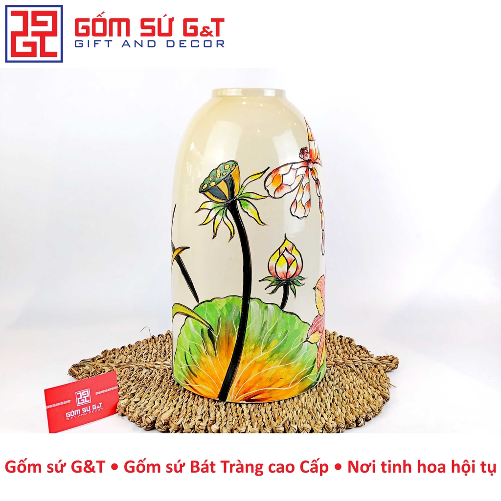 Lọ hoa chuông sen chuồn