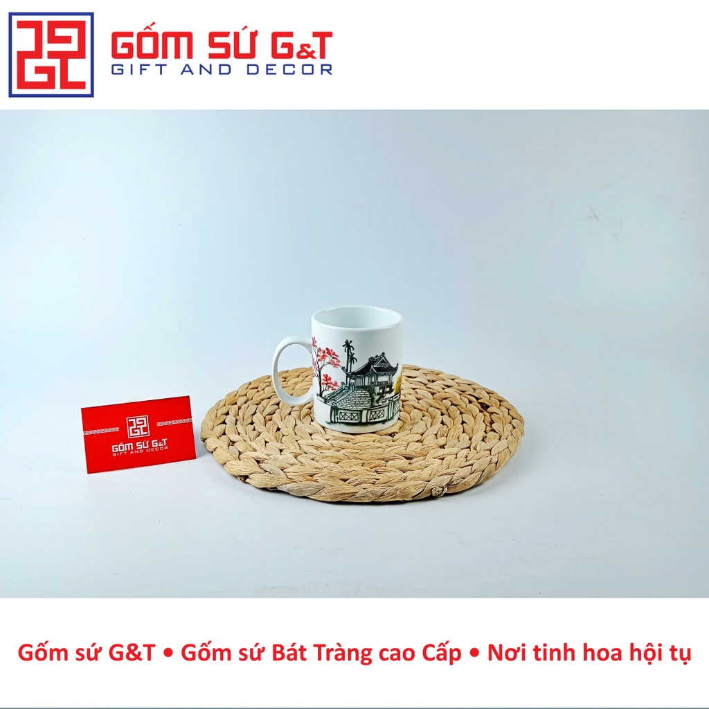 Cốc quai C vẽ cảnh Hà Nội