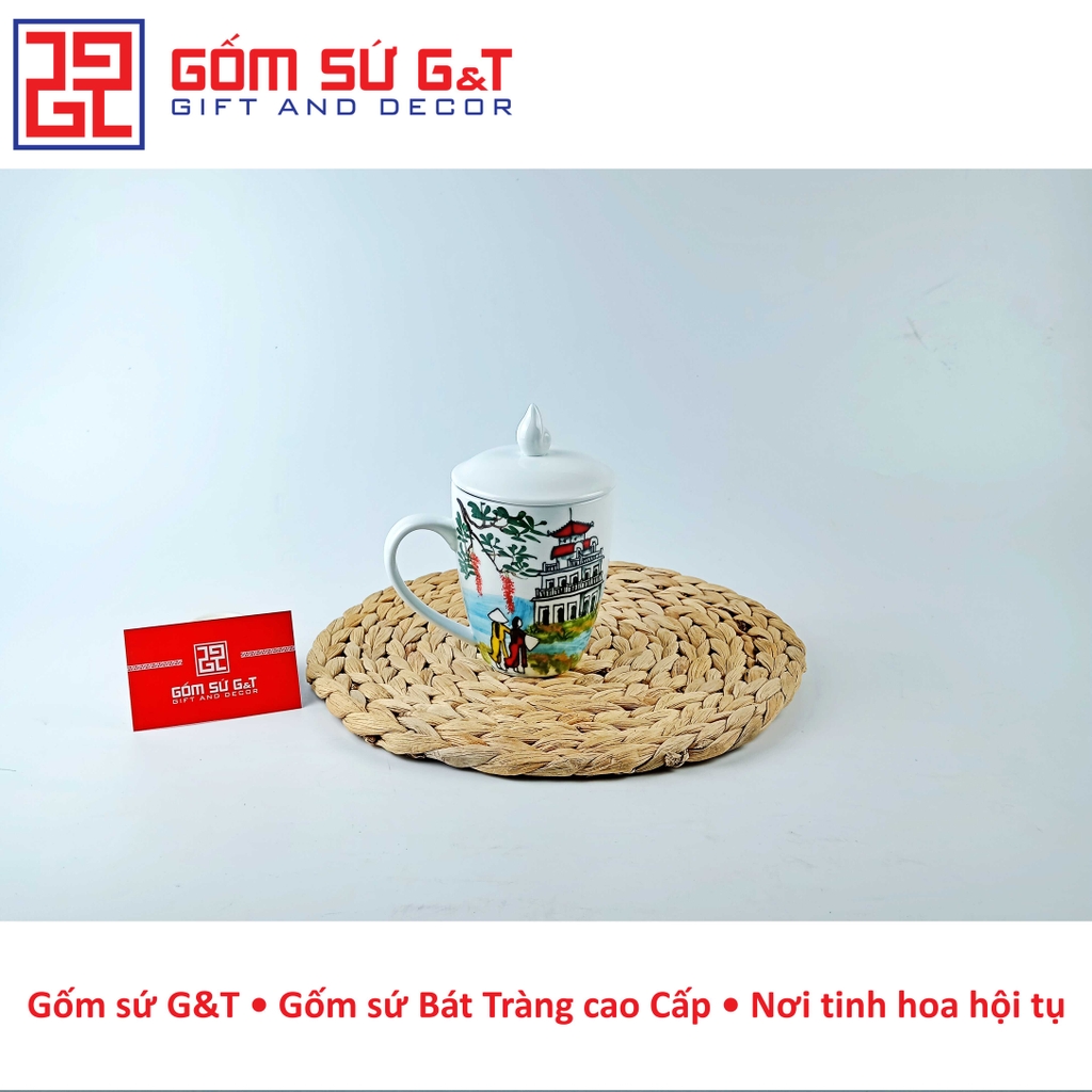 Cốc thóp vẽ cảnh Hà Nội