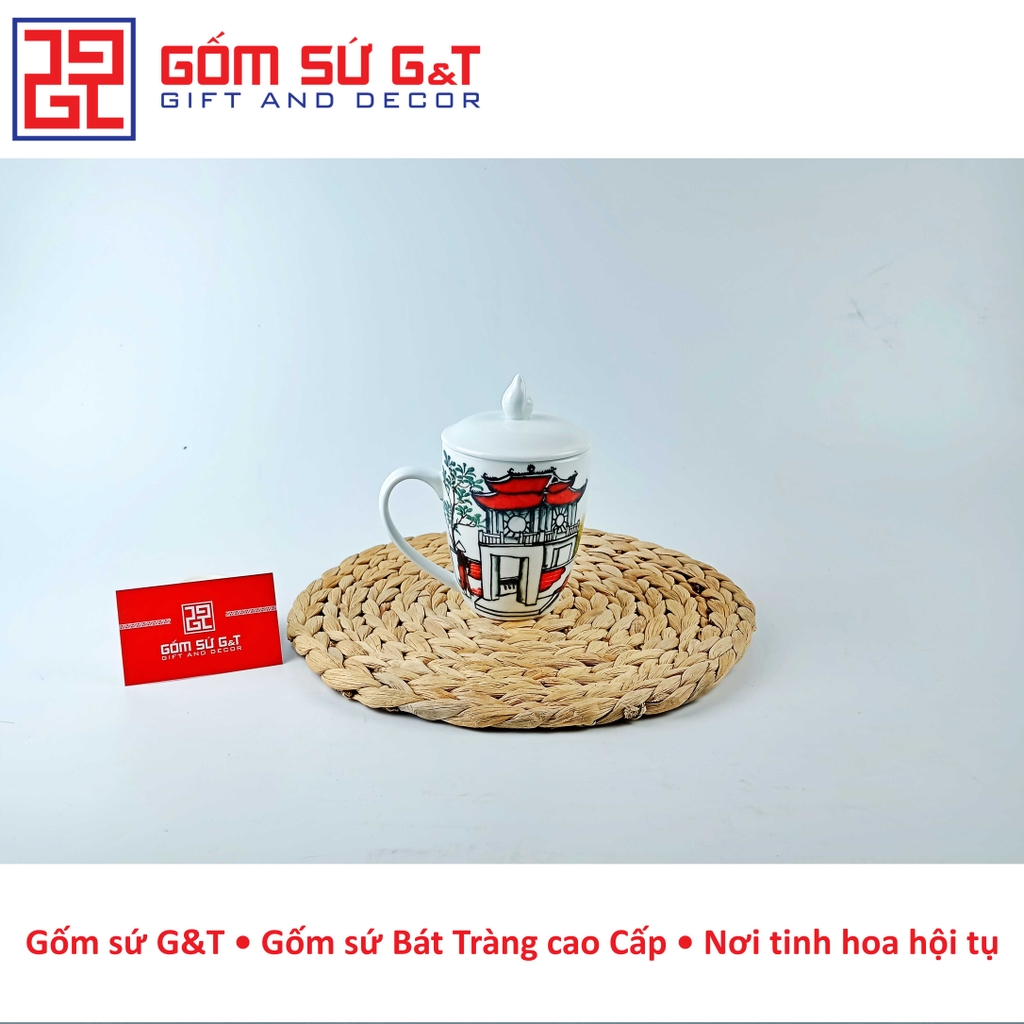 Cốc thóp vẽ cảnh Hà Nội