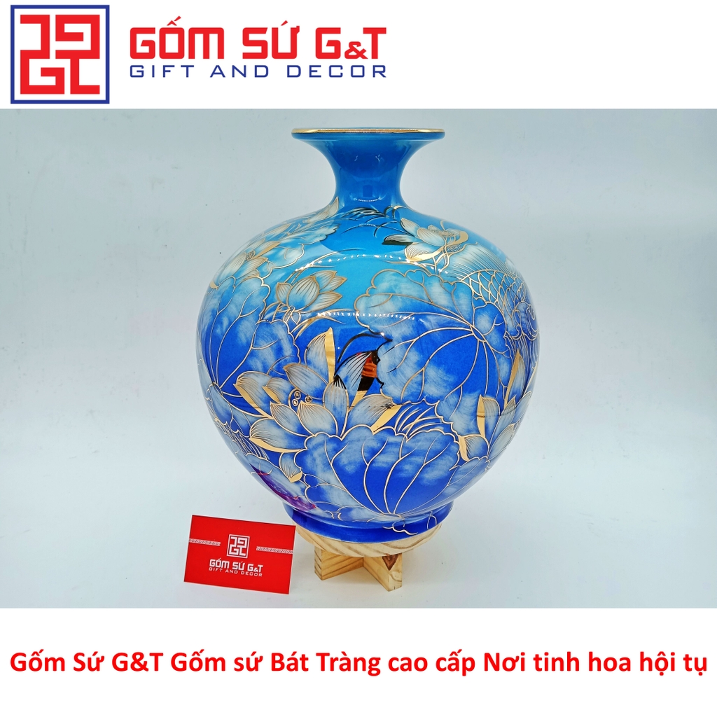 Bóng hút tài lộc cá chép trông trăng vẽ vàng kim
