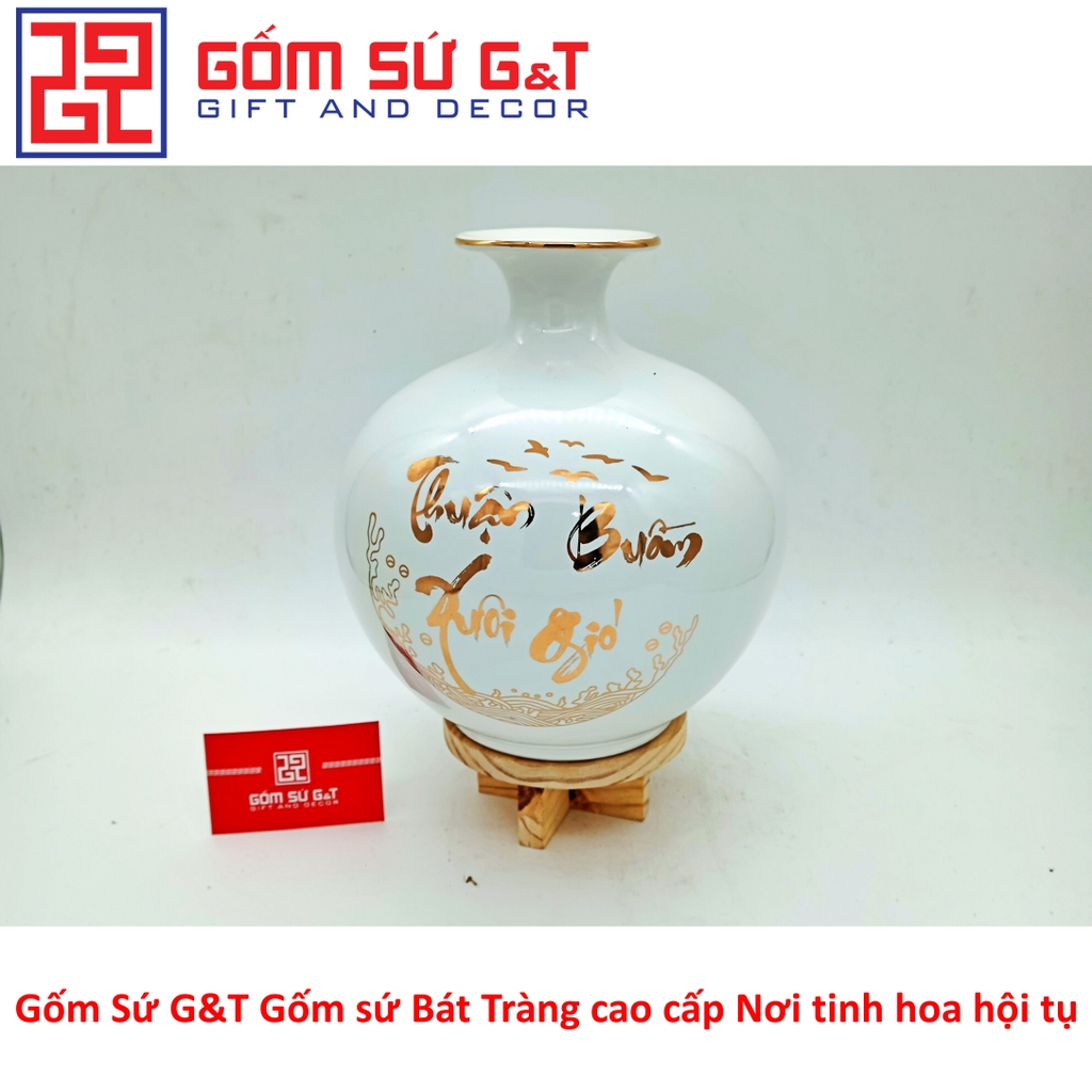 Quà tặng bóng hút tài lộc thuận buồm xuôi gió trắng vàng kim 24K