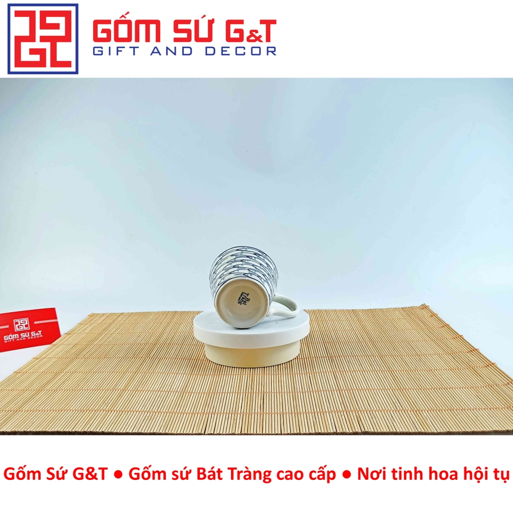 Cốc quai vẽ cá đàn