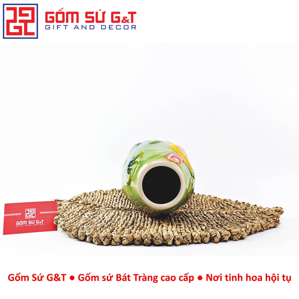 Vò liên ngư khắc nổi