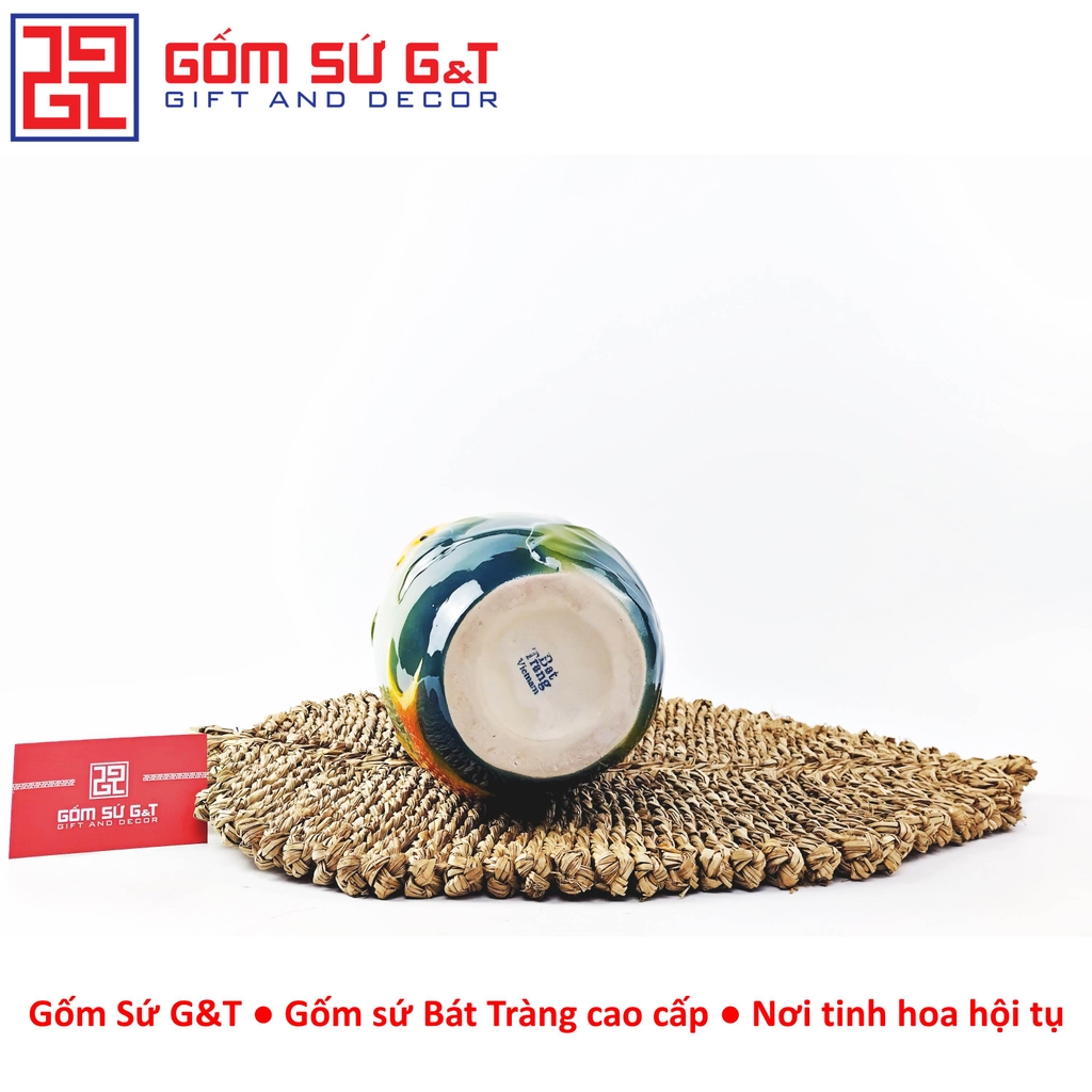 Vò liên ngư khắc nổi