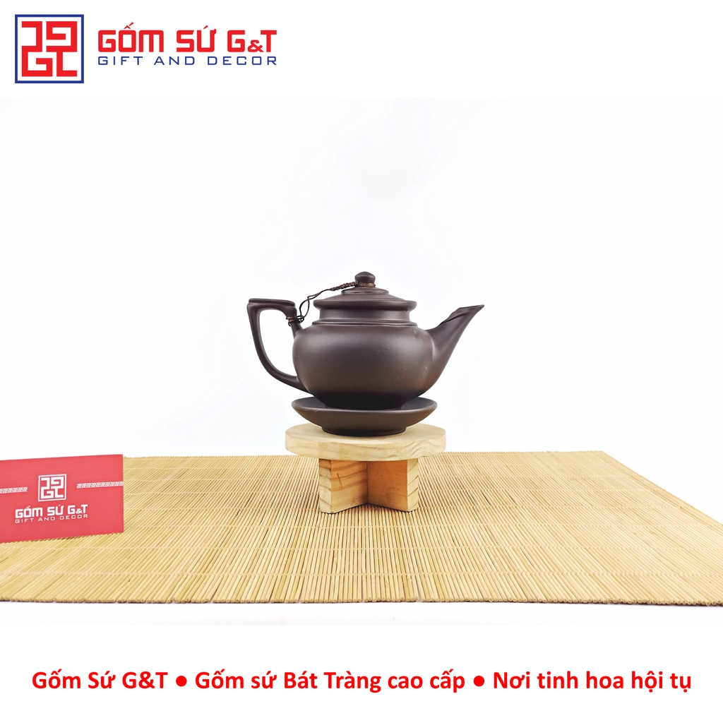 Bộ trà liên hoa trơn