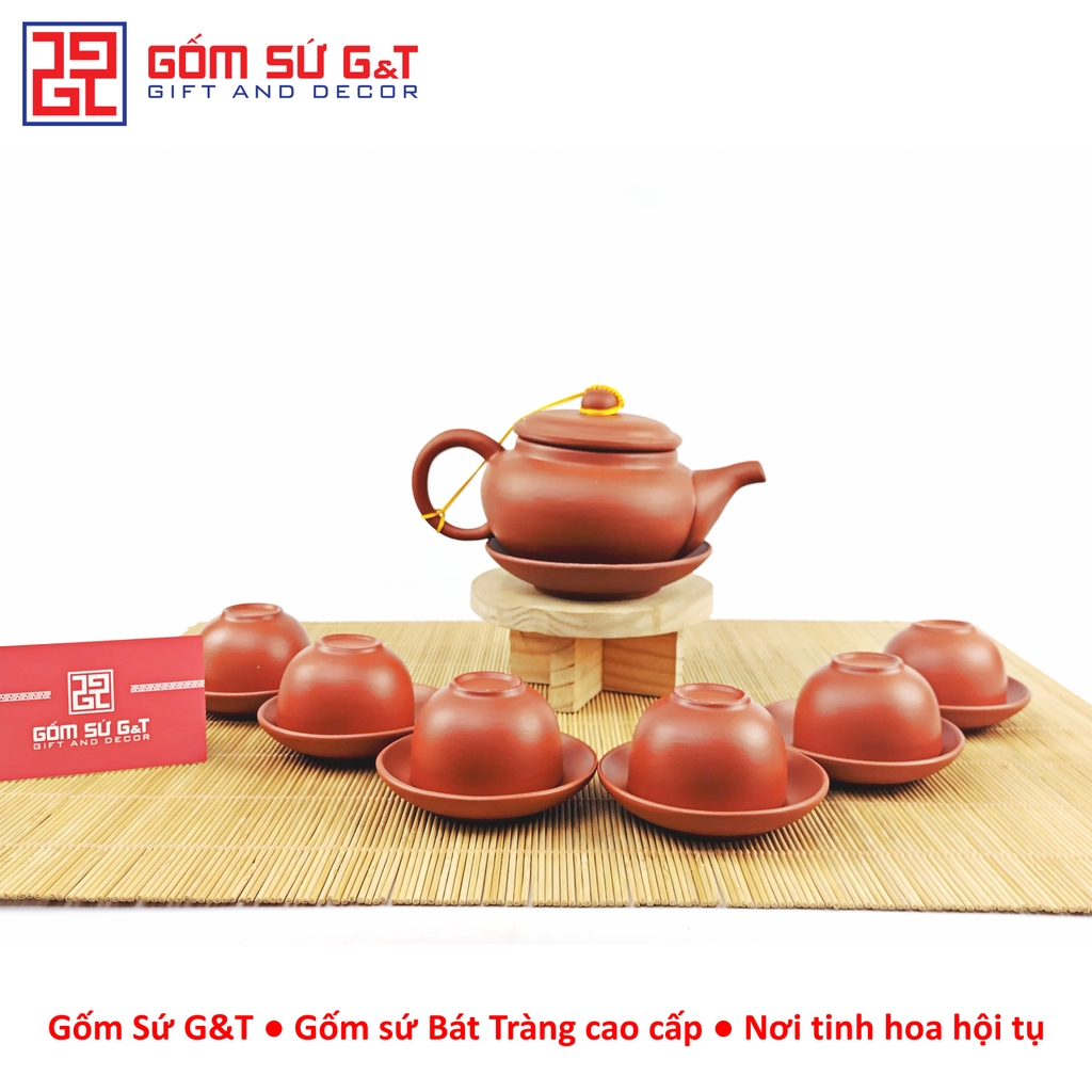 Bộ trà bích yên đỏ