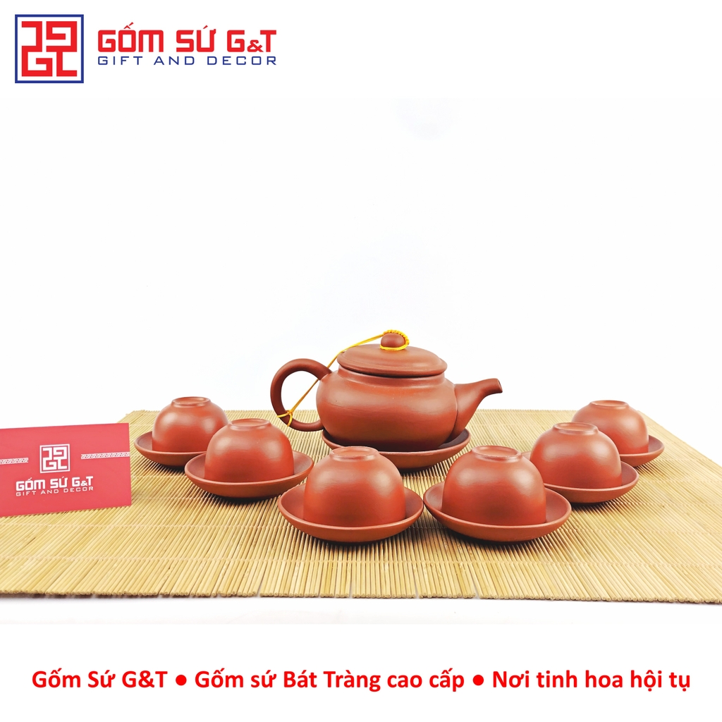 Bộ trà bích yên đỏ