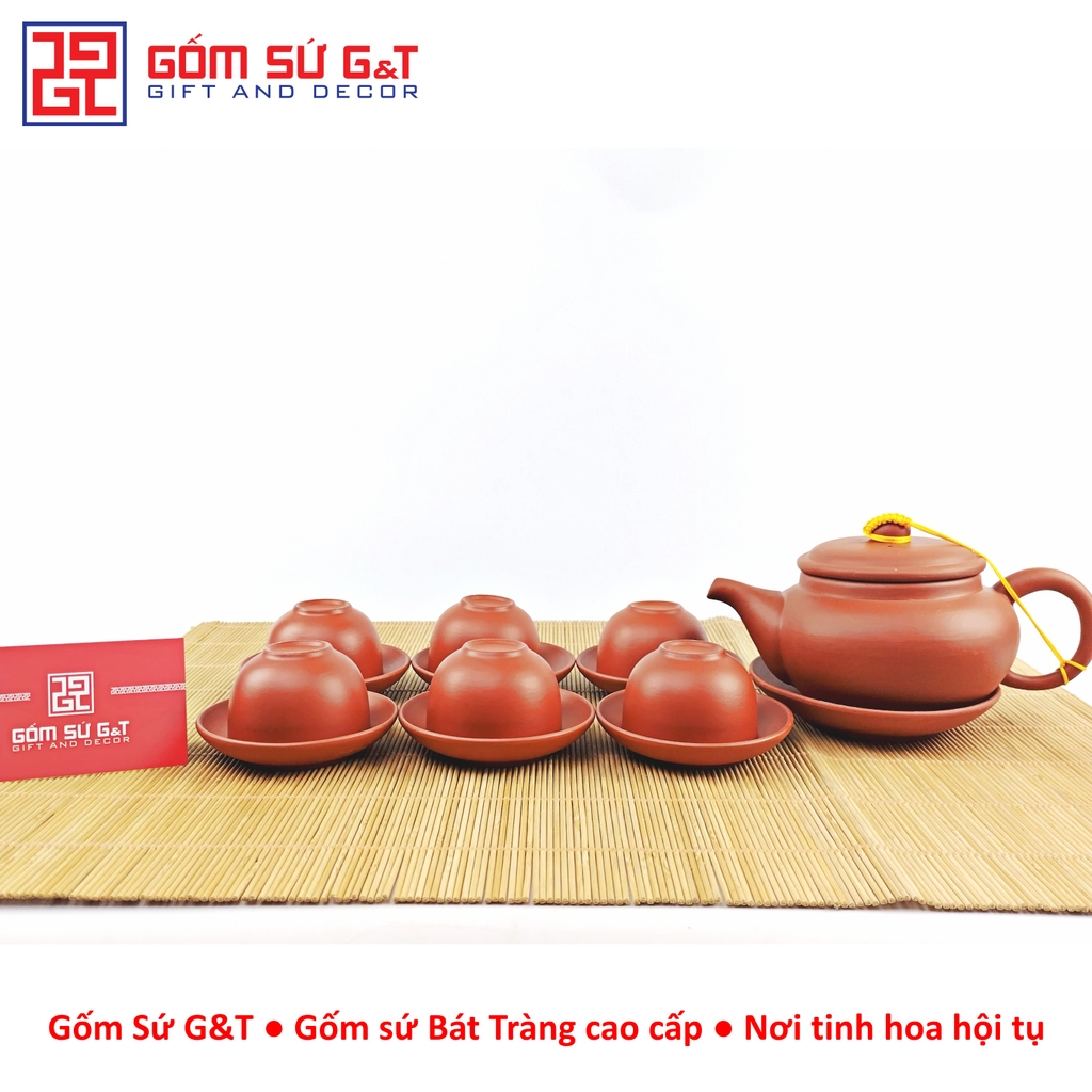 Bộ trà bích yên đỏ