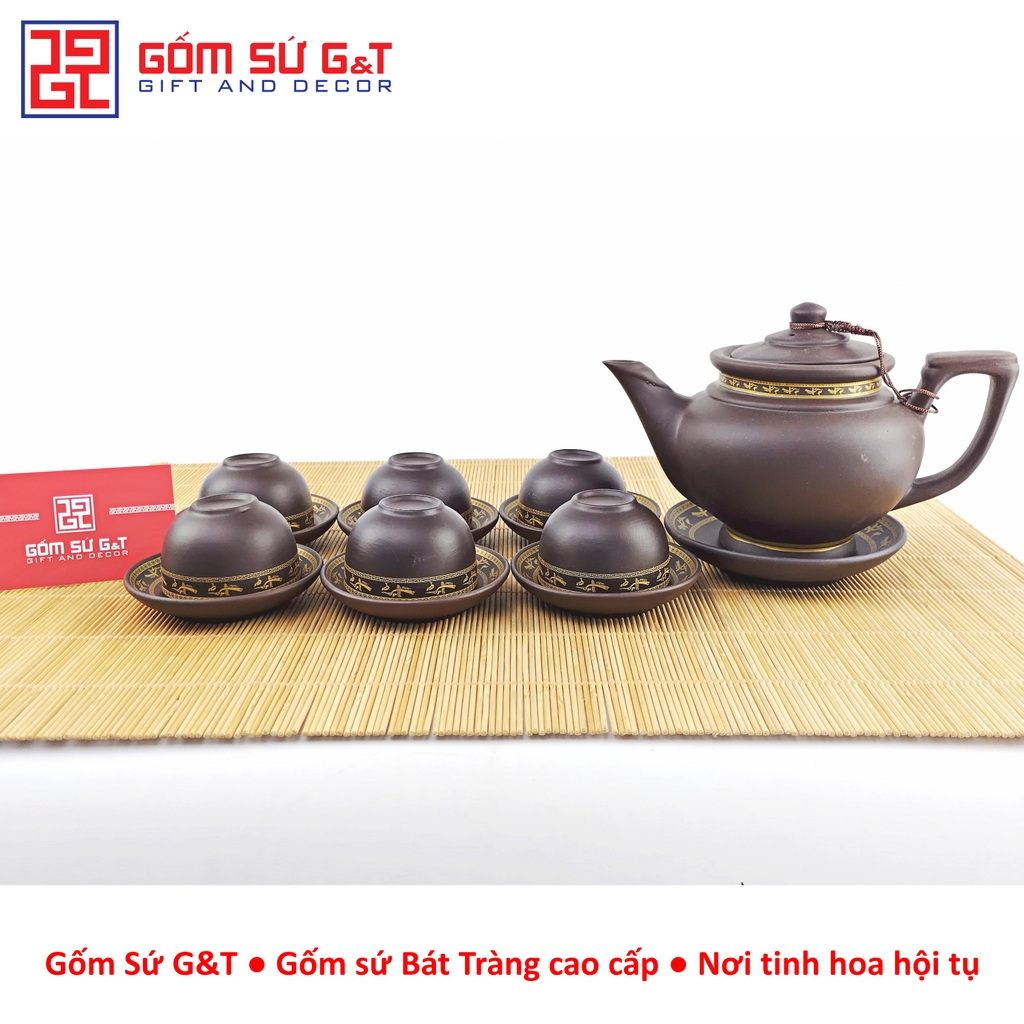 Bộ trà liên hoa hạc