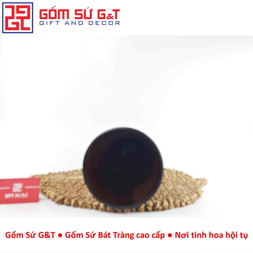 Lọ hoa vuốt tay dáng ống vẽ hoa hồng