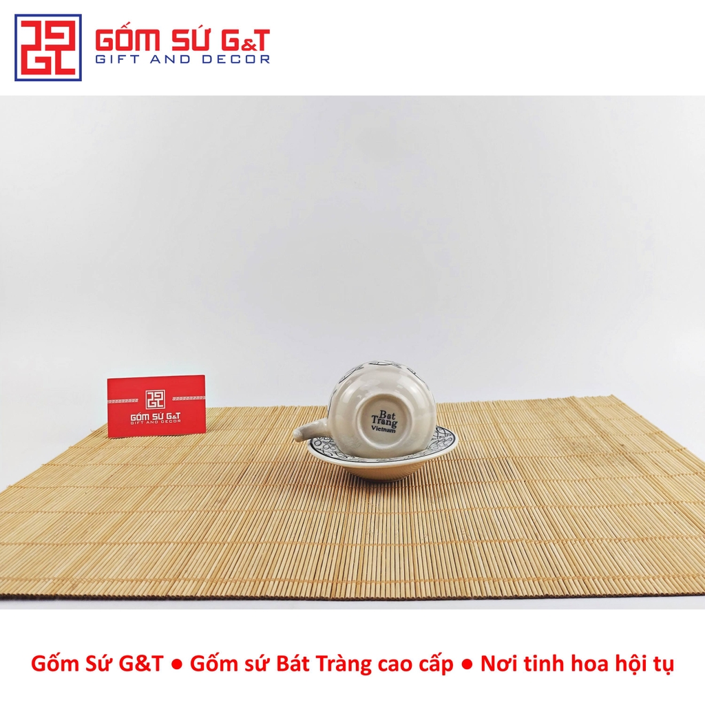 Bộ phin cafe vẽ cá đàn