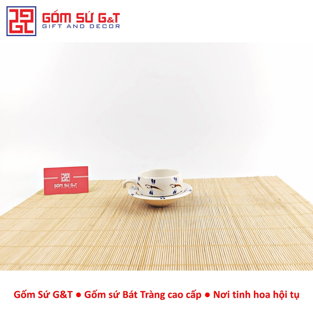 Bộ phin cafe vẽ chuồn ớt