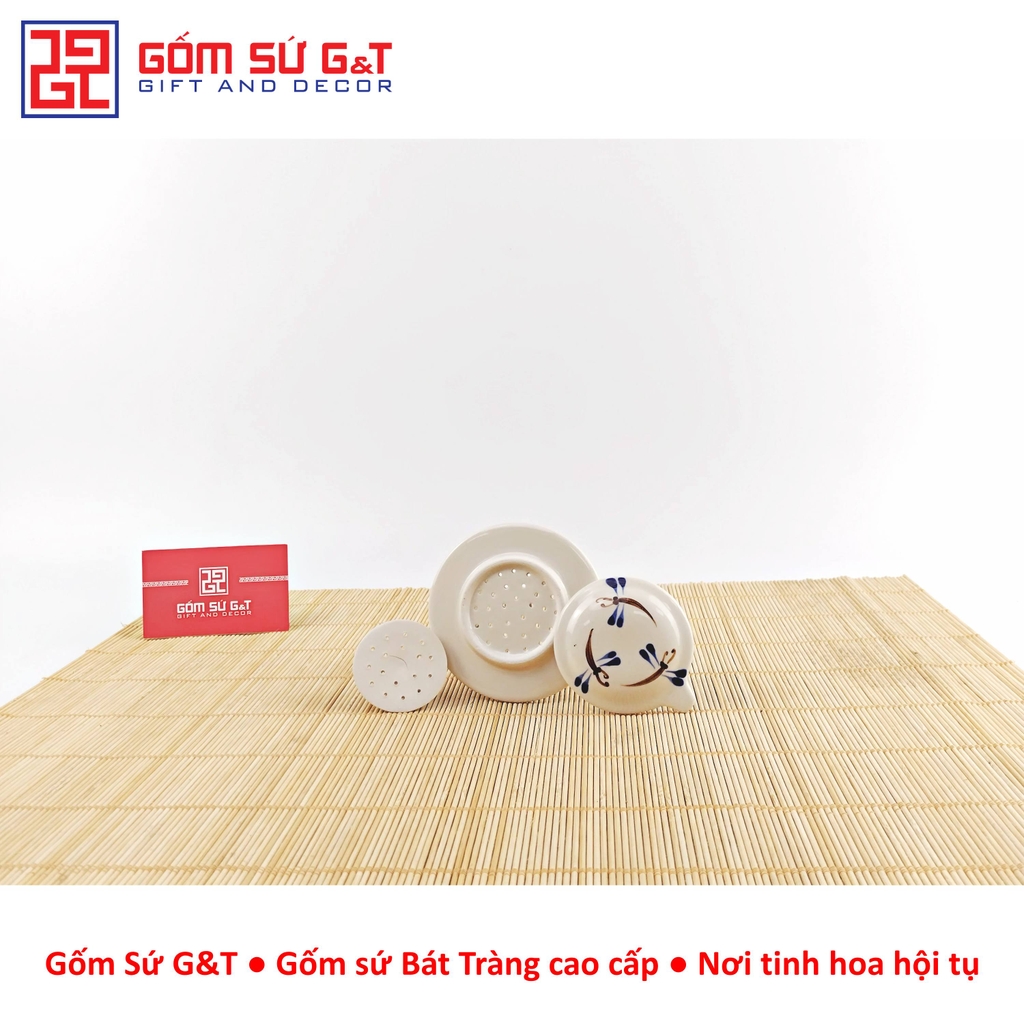 Bộ phin cafe vẽ chuồn ớt