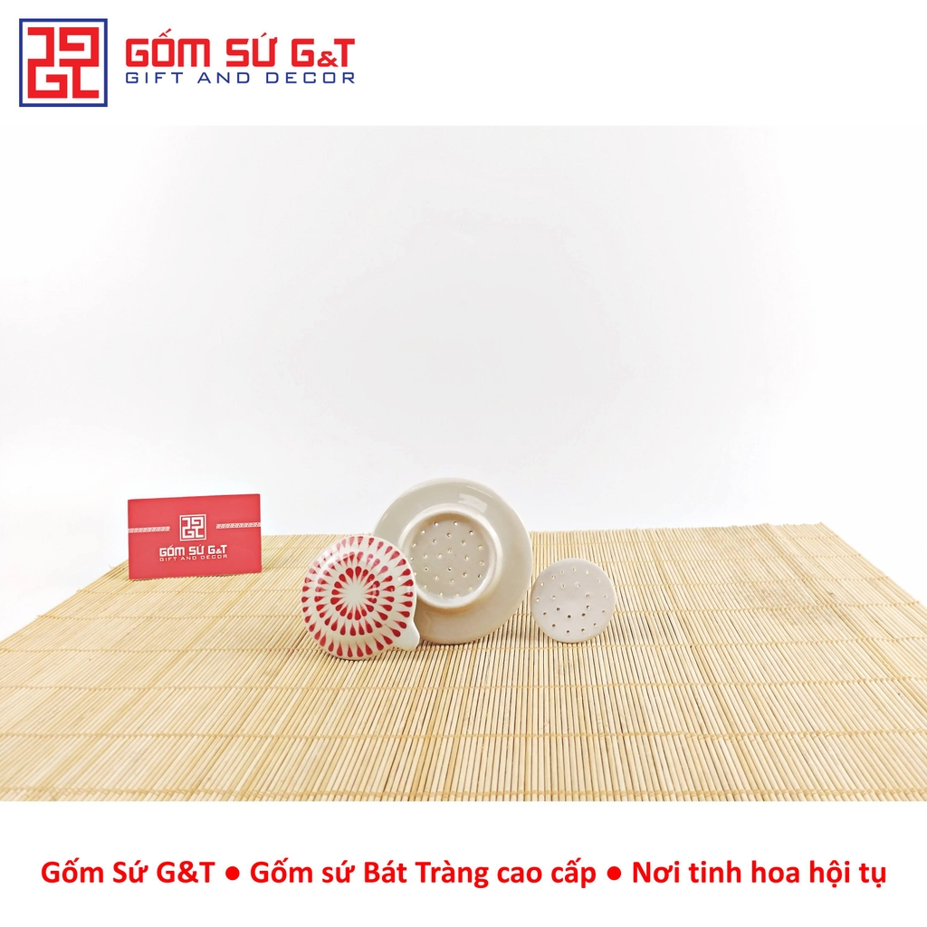 Bộ phin cafe vẽ mưa đỏ