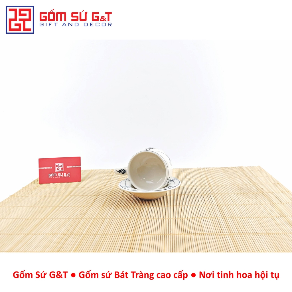 Bộ phin cafe vẽ chuồn kim