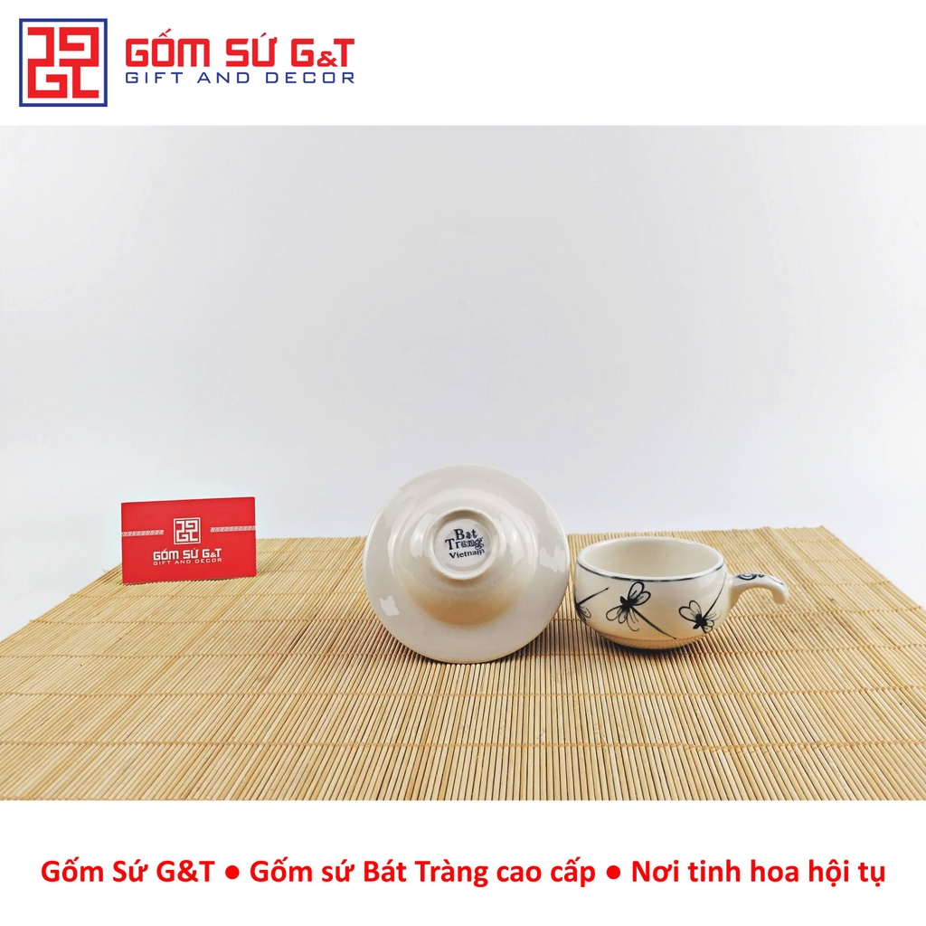 Bộ phin cafe vẽ chuồn kim