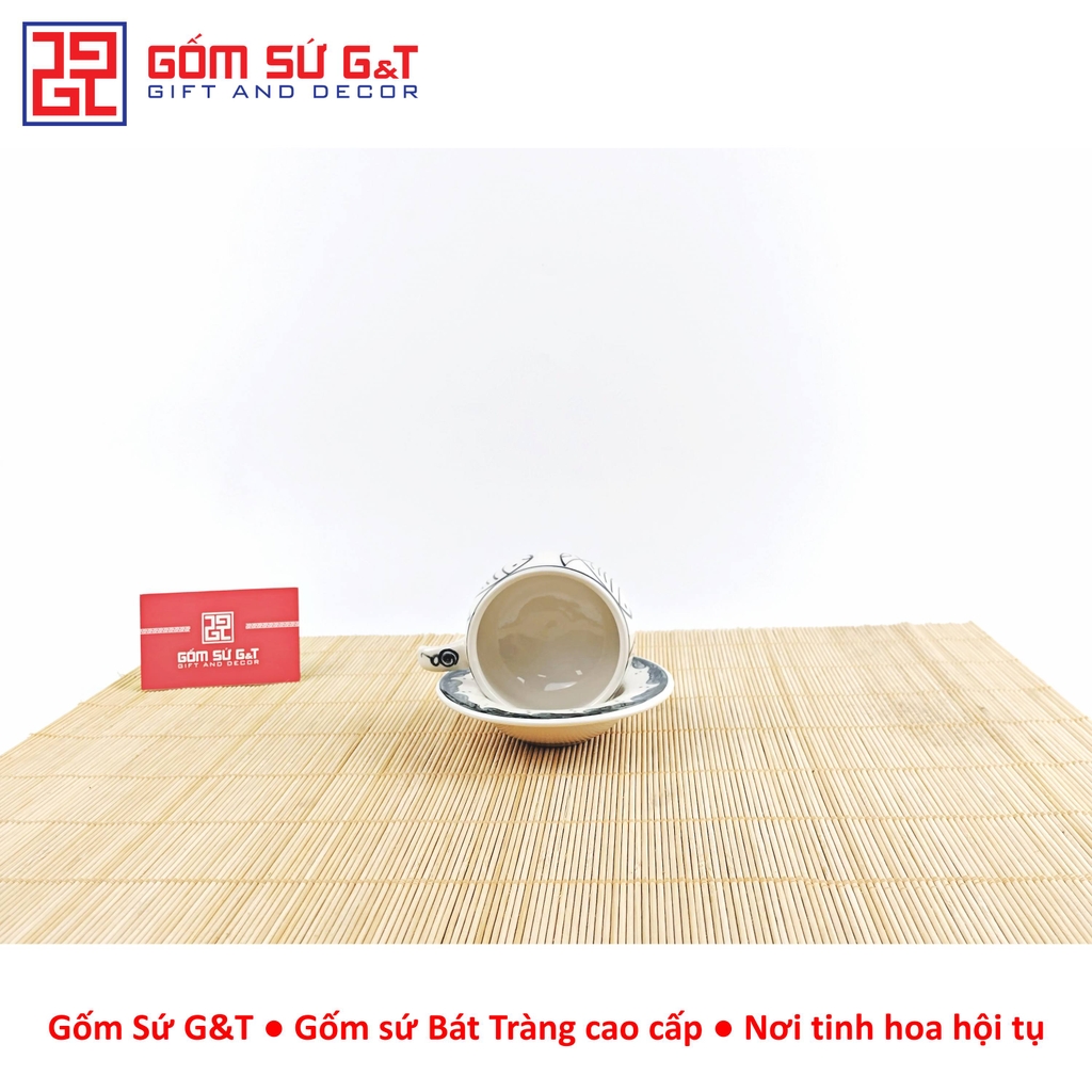 Bộ phin cafe vẽ cá béo