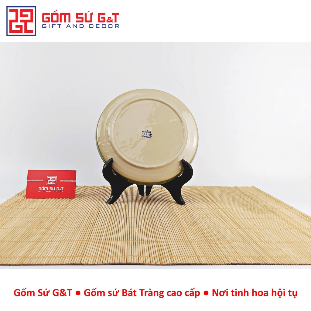 Bộ trà @ vẽ sen đỏ khay sứ