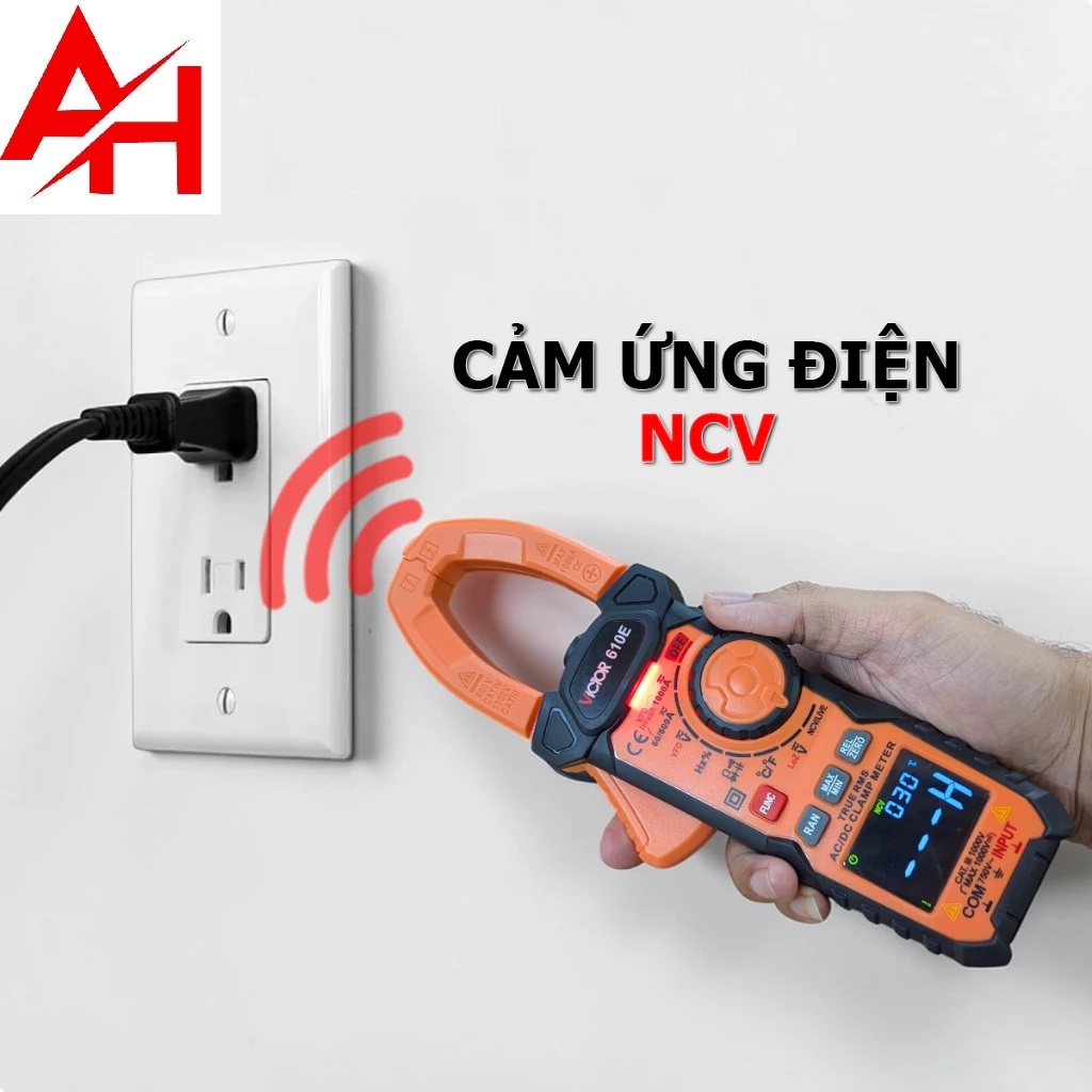 Ampe Kìm đo dòng ac/dc VICTOR 610E True RMS (1000A/1000V)