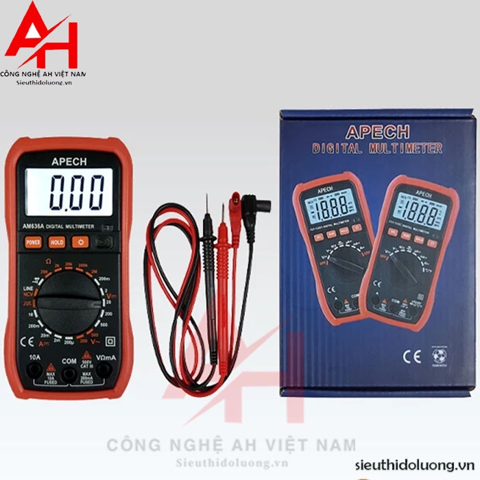 Đồng hồ vạn năng hiện số APECH AM-636A