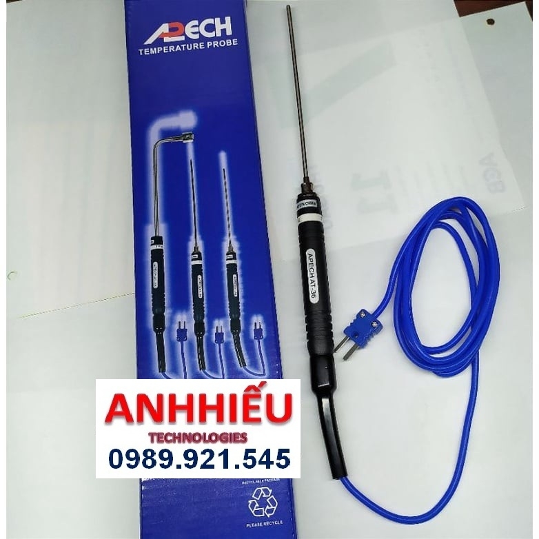 Cây đo nhiệt độ tiếp xúc đầu tù APECH AT-36 (-50~600 độ C)