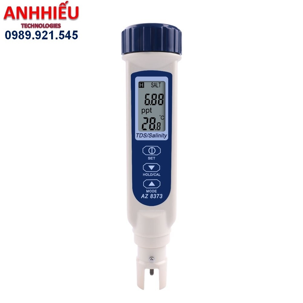 Bút đo độ mặn, TDS AZ 8373 (0~9999 ppm/ 1.0~100.0 ppt)