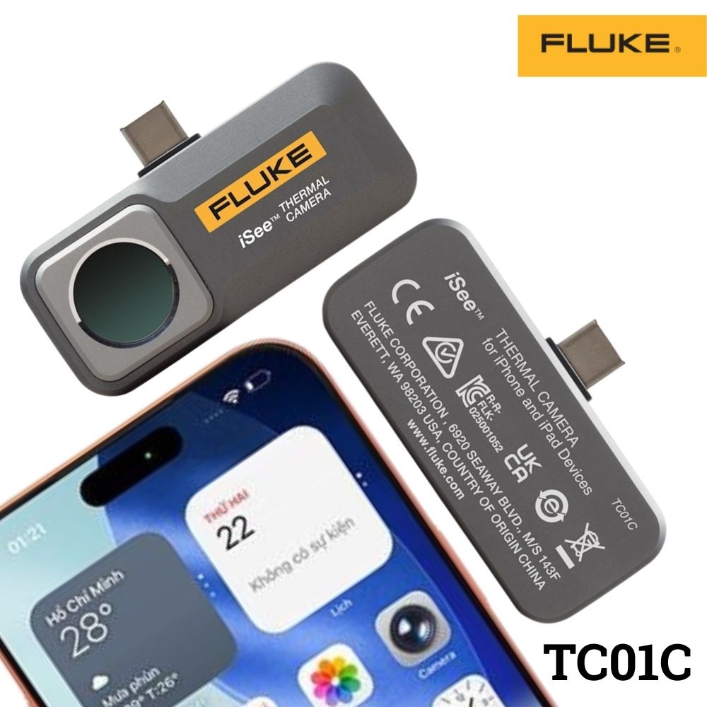 Camera nhiệt dùng cho điện thoại iSee FLUKE TC01-C