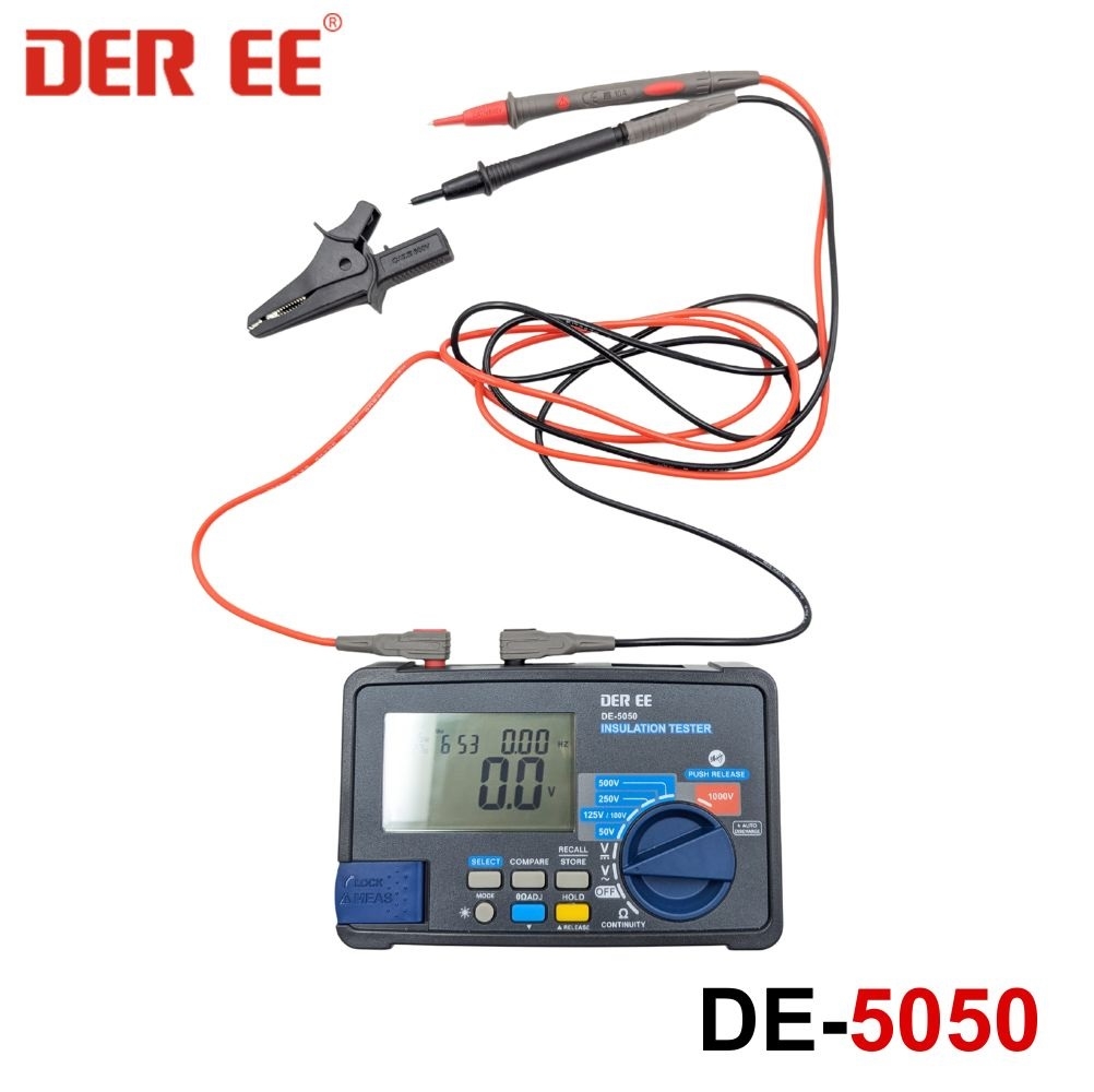 Đồng hồ đo điện trở cách điện DEREE DE-5050