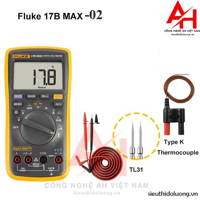 Đồng hồ vạn năng FLUKE 17B MAX KIT