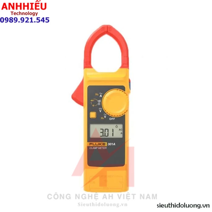 Ampe kìm Fluke 301A + Dây Đài Loan TẶNG TÚI FLUKE ĐỰNG MÁY