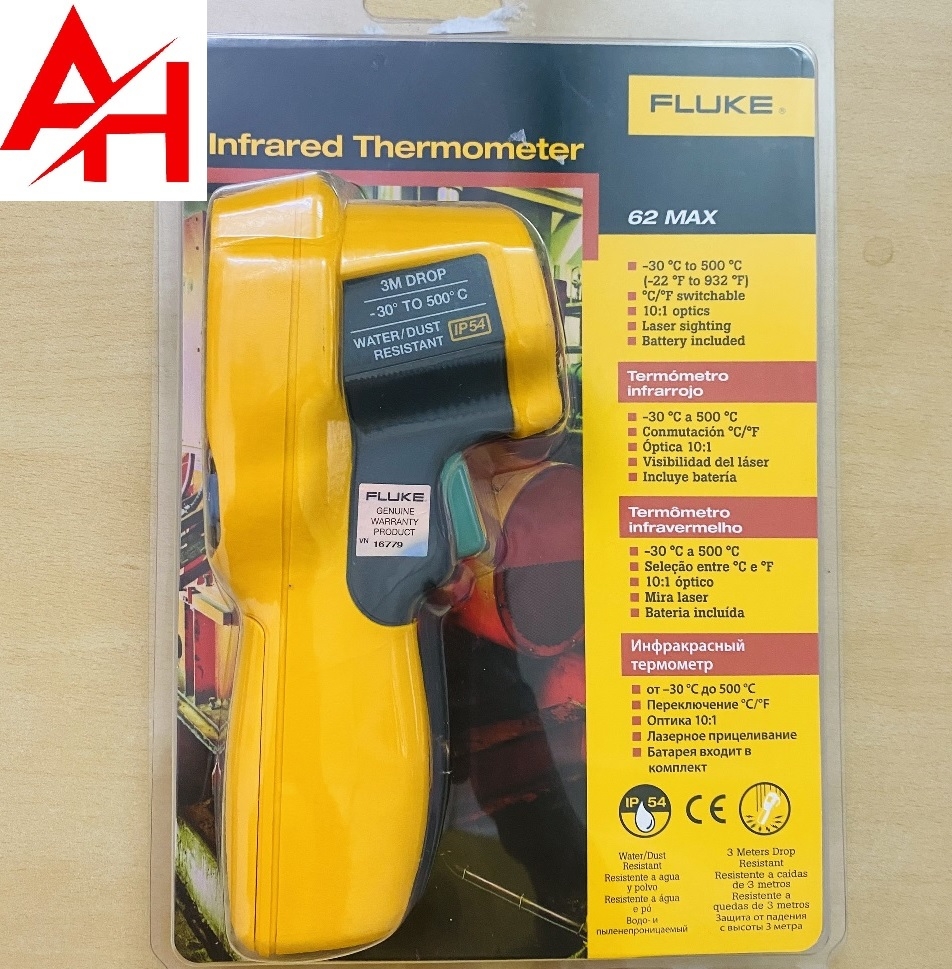 Súng bắn nhiệt FLUKE 62 MAX+ (Fluke 62 MAX Plus 650°C)